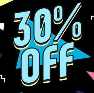 30% 2 items or more!